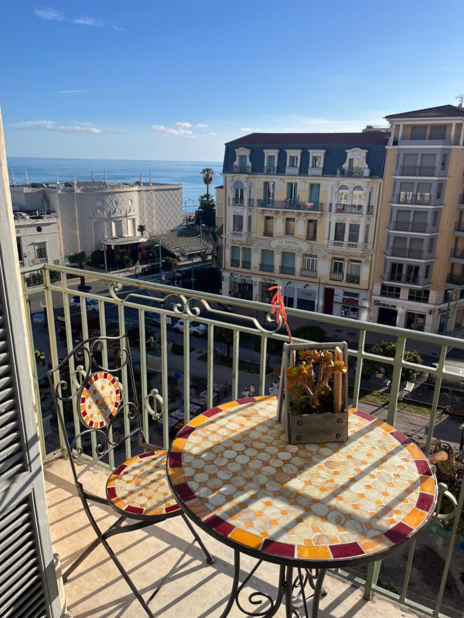 Menton Centre Vue Imprenable Sur Mer Et Jardin Bioves Eksteriør billede