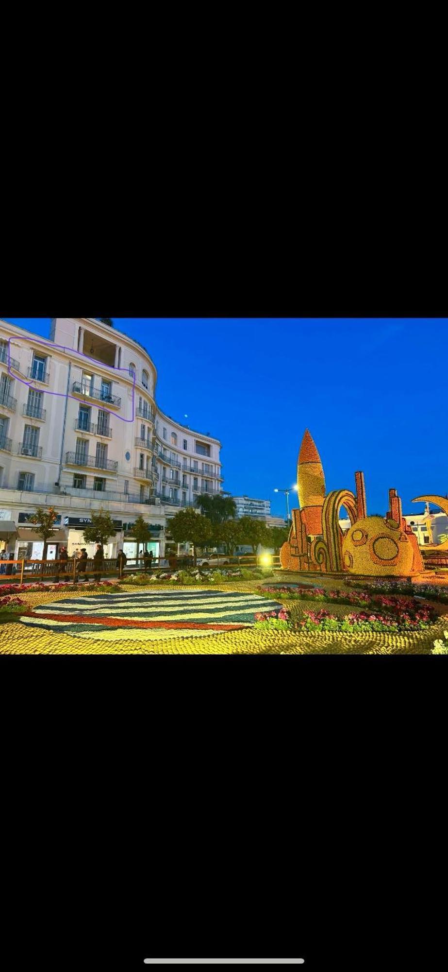 Menton Centre Vue Imprenable Sur Mer Et Jardin Bioves Eksteriør billede